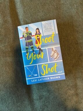 shoot your shot by lexi lafleur brown hockey romance paperback book